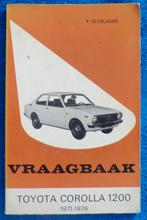 Vraagbaak Toyota Corolla 1200, 1971-1976 - P. Olyslager €.5., Ophalen of Verzenden