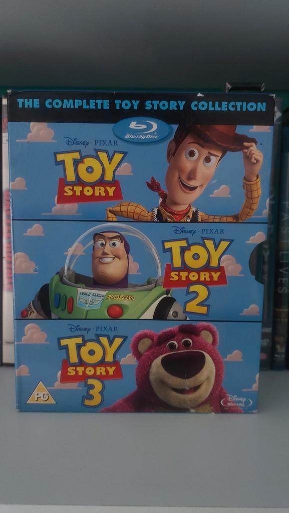 Toy story Triology, Cd's en Dvd's, Blu-ray, Zo goed als nieuw, Tekenfilms en Animatie, Boxset, Ophalen of Verzenden