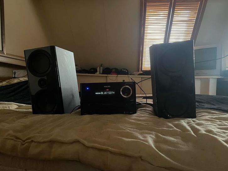 Philips DTM3170 Microset met Speakers, Audio, Tv en Foto, Stereo-sets, Gebruikt, Cd-speler, Philips, Microset, Ophalen of Verzenden