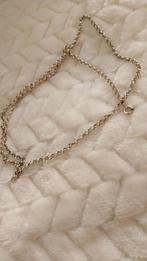 Zilveren jasseron ketting. 82 cm lang, Ophalen of Verzenden, Zilver, Ketting