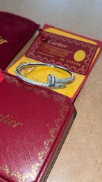 Cartier Juste Un Clou Moissanite iced out WEG=WEG, Sieraden, Tassen en Uiterlijk, Ophalen, Zo goed als nieuw, Zilver, Overige materialen