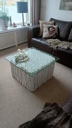 salontafel, Huis en Inrichting, Tafels | Salontafels, Ophalen, 50 tot 100 cm, Glas, Vierkant