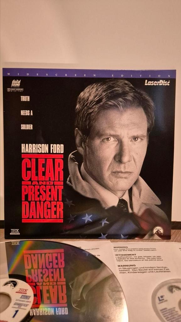 Clear and Present Danger Ac3 Laserdisc, Cd's en Dvd's, Vinyl | Filmmuziek en Soundtracks, Zo goed als nieuw, 12 inch, Ophalen of Verzenden