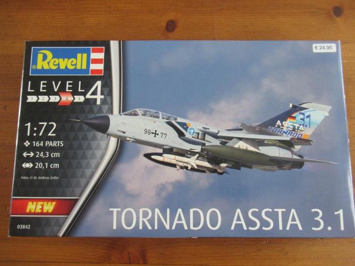 Tornado ASSTA 3.1 (Revell 1/72), Hobby en Vrije tijd, Modelbouw | Vliegtuigen en Helikopters, Nieuw, Vliegtuig, 1:72 tot 1:144