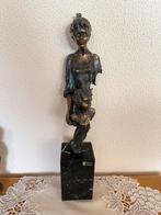 Bronzen Beeld Moeder en Kind - Paor S.A. Gesigneerd, Ophalen
