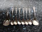 Verzilverde theelepels plus 2 suiker/jam lepels. Gero 90., Antiek en Kunst, Antiek | Bestek, Ophalen of Verzenden