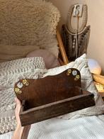 Houten keukenrolhouder - vintage item, Antiek en Kunst, Ophalen of Verzenden