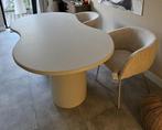 Organische eetkamertafel - 4, 6 of 8 personen - beton cire, Ophalen of Verzenden, Zo goed als nieuw