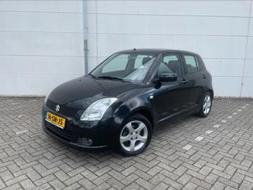 Zeer nette Suzuki Swift 1.5 5D 2006 Zwart/AIRCO/APK 3-9-2026 beschikbaar voor biedingen
