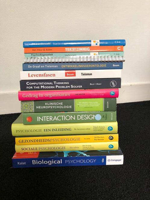 Toegepaste psychologie schoolboeken 1e jaar Saxion, Boeken, Studieboeken en Cursussen, Zo goed als nieuw, HBO, Ophalen of Verzenden