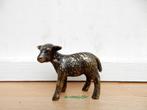 228* Bronzen lammetje (Boven €75 geen verzendkosten), Ophalen of Verzenden, Nieuw, Overige materialen, Dierenbeeld