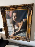 Antieke lijst goudkleurig goud 90x120 90 120, Ophalen
