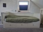 IKEA Hemnes bedbank uitschuifbaar, Huis en Inrichting, Slaapkamer | Bedden, Ophalen, Gebruikt, Eenpersoons, Wit