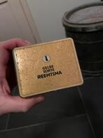 Reemtsma gelbe sorte sigaretten blikje, Verzamelen, Blikken, Ophalen of Verzenden, Zo goed als nieuw, Overige