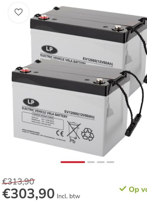 Nieuwe 12v 60ah deep cycle / gel accu's / scootmobiel accu, Auto-onderdelen, Accu's en Toebehoren, Nieuw, Ophalen