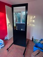 Verrijdbare spiegel voor oefentherapie/kleedkamer, Ophalen, Gebruikt, 75 tot 100 cm, 150 tot 200 cm