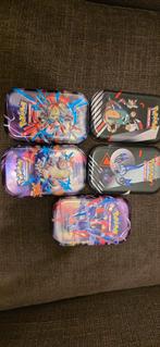 5 Lege Pokémon Mini Tins - Verschillende Designs, Ophalen of Verzenden, Zo goed als nieuw, Overige typen