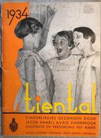 Tiental kinderliedjes 1934 AVRO Jacob Hamel kinderkoor, Overige soorten, Gebruikt, Populair, Verzenden