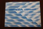 HONDA CBR600F 1986 owner's manual instructie boekje CBR 600, Motoren, Handleidingen en Instructieboekjes, Honda