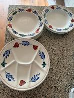 Boerenbont borden Boch, Huis en Inrichting, Keuken | Servies, Ophalen of Verzenden, Zo goed als nieuw, Bord(en), Aardewerk