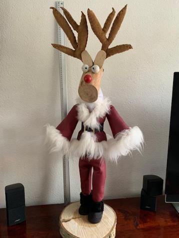 etalage. Kerstman. Rendier. Rudolf. Kerst. Decoratie. leer beschikbaar voor biedingen