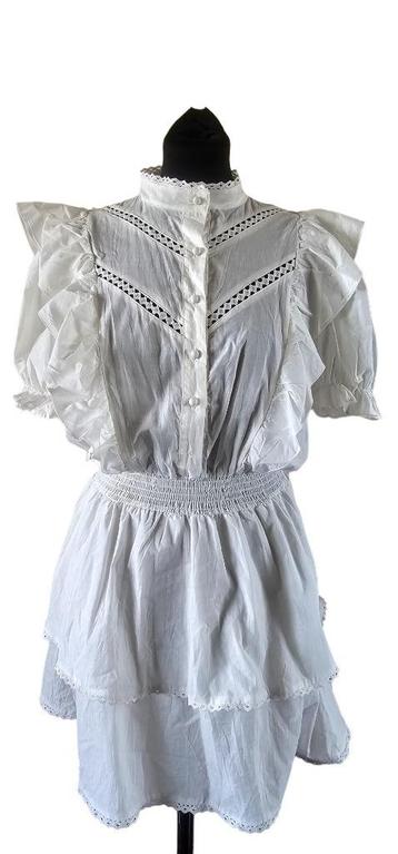 witte jurk van Drole de chopin maat s (7424) beschikbaar voor biedingen