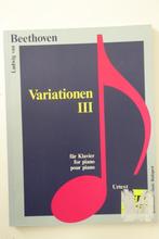 Variationen III fur Klavier - Ludwig van Beethoven, Verzenden, Klassiek, Overige soorten, Zo goed als nieuw