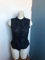 Josephine & co donkerblauw linnen top mouwloos 38, Maat 38/40 (M), Josephine & Co, Blauw, Ophalen of Verzenden