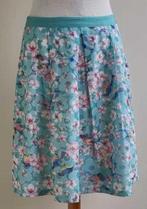 Vila Joy mintgroene rok met bloesem en vogelprint mt. M, Kleding | Dames, Rokken, Maat 38/40 (M), Ophalen of Verzenden, Zo goed als nieuw