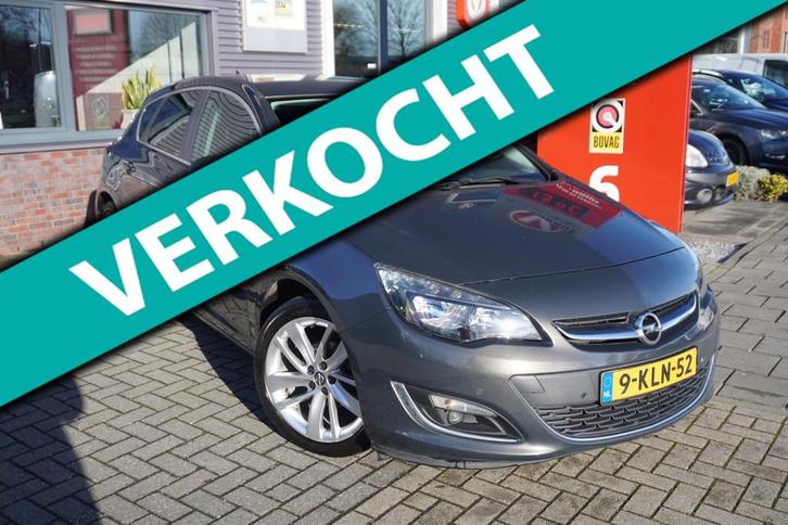 Opel Astra 1.4 Turbo Sport / Leder / Stoelverwarming / Cruis, Auto's, Opel, Te koop, Astra, ABS, Airbags, Airconditioning, Boordcomputer
