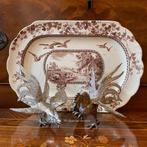 Engels antiek brocante kemphanen tafelstukken, Ophalen of Verzenden