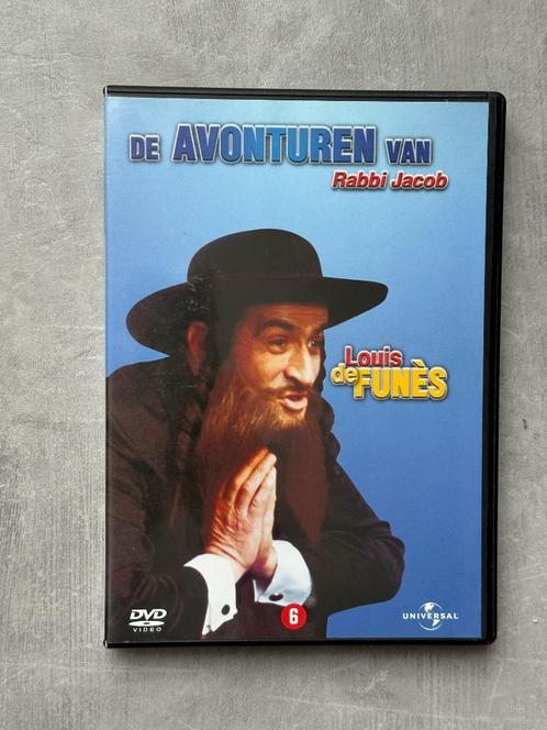 Louis de Fùnes De avonturen van Rabbi Jacob, Cd's en Dvd's, Dvd's | Komedie, Zo goed als nieuw, Overige genres, Alle leeftijden