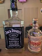 Jack daniels 3 Liter en RUM fles beide leeg voor decoratie, Ophalen of Verzenden, Gebruikt, Overige gebieden, Overige typen