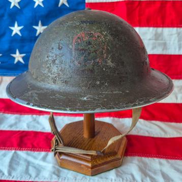 ZELDZAME US M17A1 'KELLY' HELM 37TH 'BUCKEYE' DIVISION  beschikbaar voor biedingen