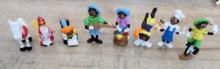 Complete set Sinterklaas en Zwarte Piet poppetjes Blokker., Diversen, Sinterklaas, Zo goed als nieuw, Ophalen of Verzenden