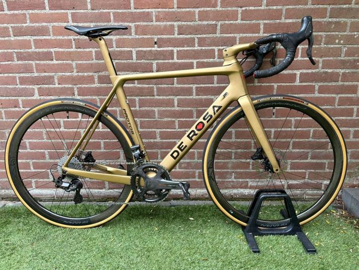 De Rosa Protos Disc (55) Carbon Racefiets, Fietsen en Brommers, Fietsen | Racefietsen, Zo goed als nieuw, Overige merken, Meer dan 20 versnellingen
