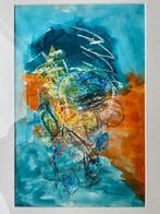 Heidi Feijen – ‘Ben’, gemengde techniek portret (59x76cm), Ophalen of Verzenden