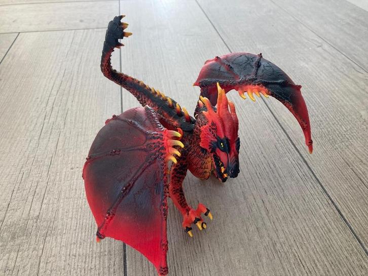 Schleich Eldrador lavadraak - Als Nieuw!, Kinderen en Baby's, Speelgoed | Actiefiguren, Zo goed als nieuw, Ophalen of Verzenden