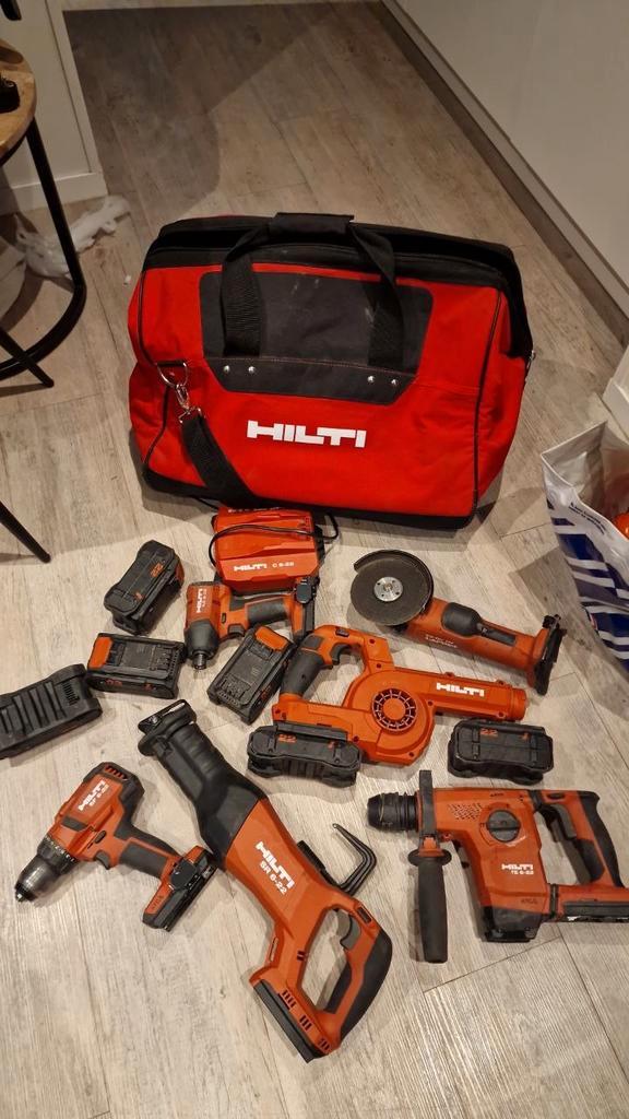 Hilti Nuron Set 6 - Complete Gereedschapset, Doe-het-zelf en Verbouw, Gereedschap | Overige machines, Zo goed als nieuw, Ophalen of Verzenden