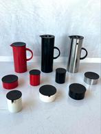 Stelton thermoskan melkkan suikerpot Erik Magnussen vintage, Huis en Inrichting, Overige materialen, Gebruikt, Overige typen, Ophalen of Verzenden