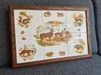 Tegel tableau met dieren, Antiek en Kunst, Antiek | Wandborden en Tegels, Ophalen