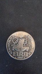 5 Euro Munt 1997 - Johan van Oldenbarnevelt, Koningin Beatrix, Zilver, Euro's, Ophalen of Verzenden