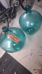 2 gist flessen. Kleur blauw., Tuin en Terras, Tuinvazen, Ophalen