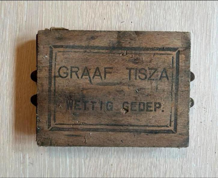 Stempel drukplaat vintage, Antiek en Kunst, Antiek | Gereedschap en Instrumenten, Ophalen of Verzenden