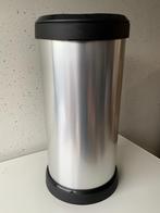 Curver Decobin Push Prullenbak - 40L - Metallic, Nieuw, Kunststof, 40 liter of meer, 50 tot 75 cm