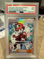 Pokemon Red's Challenge 201/173 Tag Team All Stars PSA 9, Verzenden, Zo goed als nieuw, Losse kaart, Foil