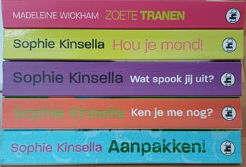Sophie Kinsella / Madeleine Wickham 5 boeken - chicklit beschikbaar voor biedingen