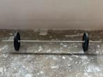 Halterstang met 2x 10kg schijven, Ophalen, Zo goed als nieuw, Benen, Halterset