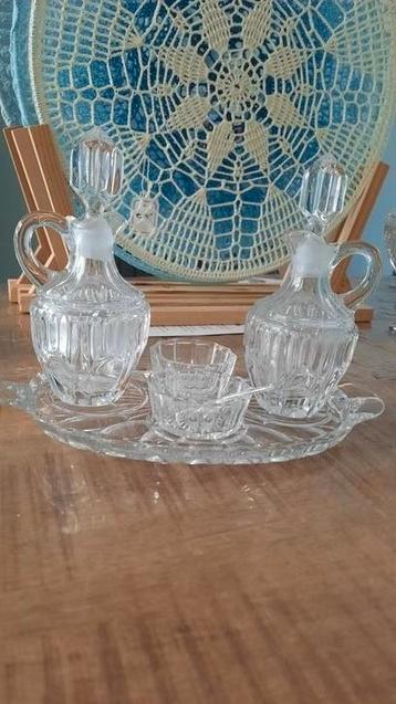 Glazen kruidenset 5 delig beschikbaar voor biedingen