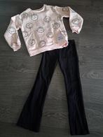 flared Broek en Trui  Smiley World  - 134   jusa17, Kinderen en Baby's, Kinderkleding | Maat 134, Meisje, Ophalen of Verzenden